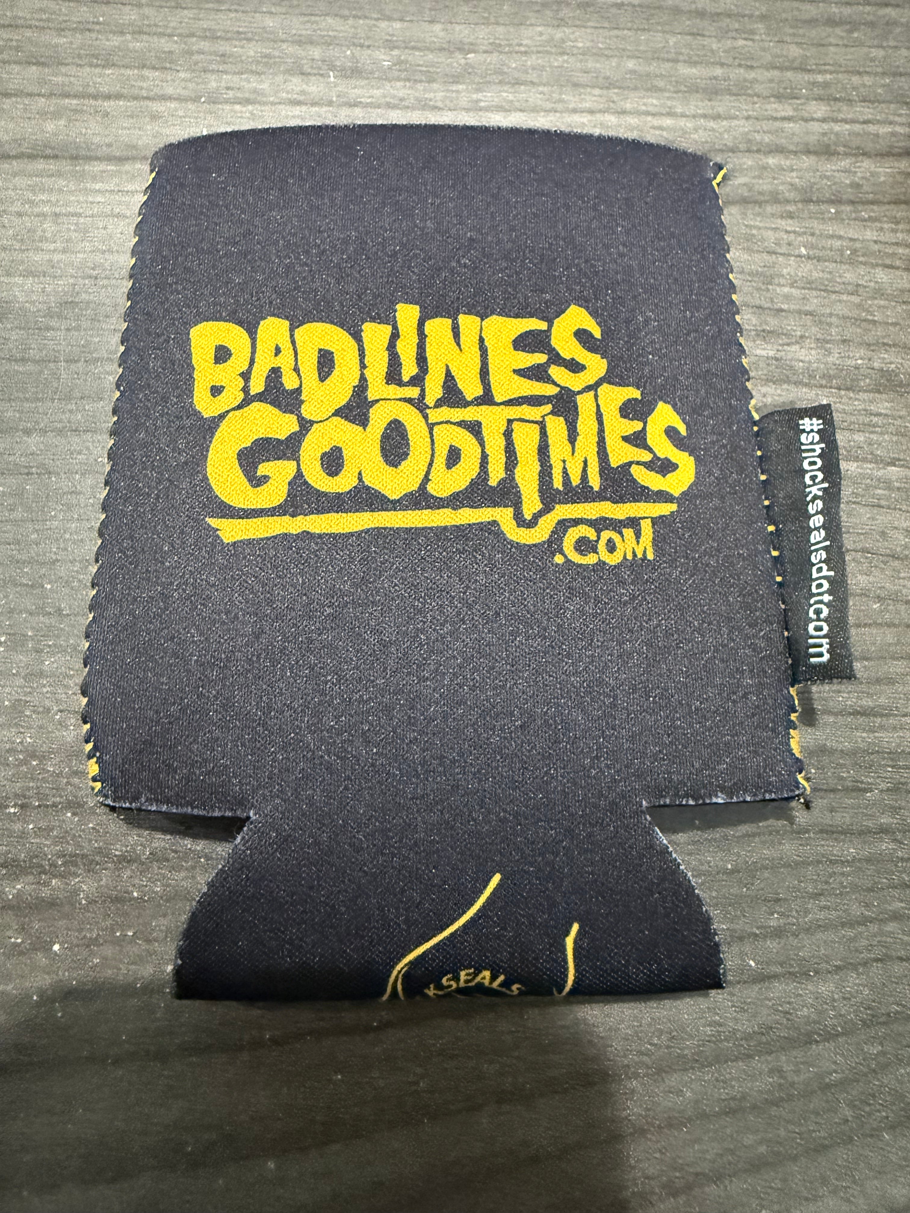 Bad Lines X Shock seals Coozie